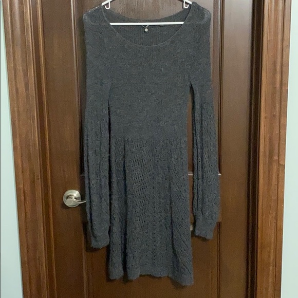 Knitted & Knotted Alpaca Sweater Dress - Picture 2 of 6